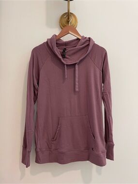 Women's Mauve Pullover Hoodie Sweatshirt